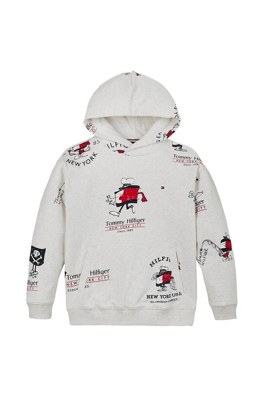 Tommy Hilfiger bluza copii KB0KB09658.116.122.PPYA alb SS25
