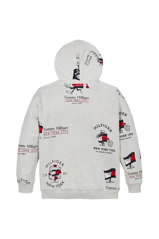 CHLAPEC Dětská mikina Tommy Hilfiger KB0KB09658.128.176.PPYA bílá
