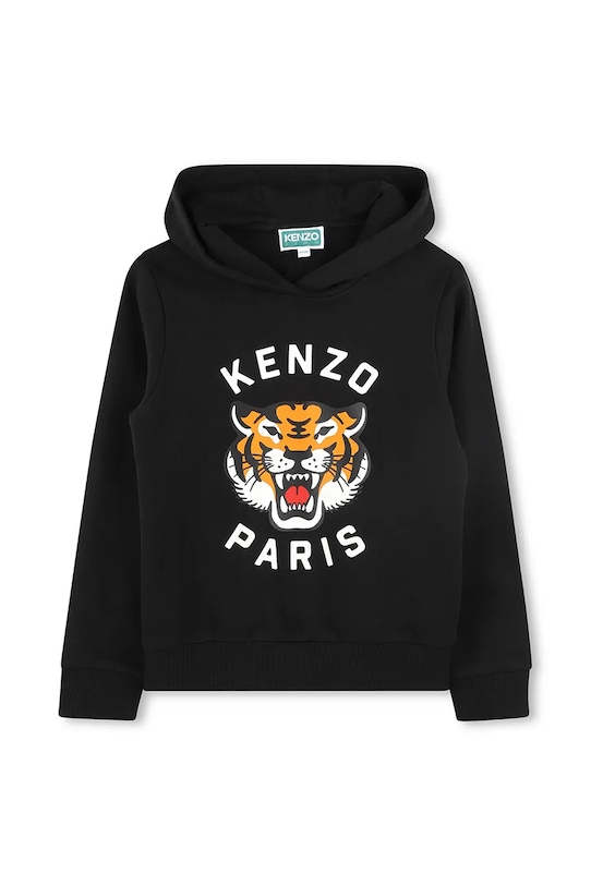 Детская хлопковая кофта Kenzo Kids с капюшоном голубой K61124.114.150