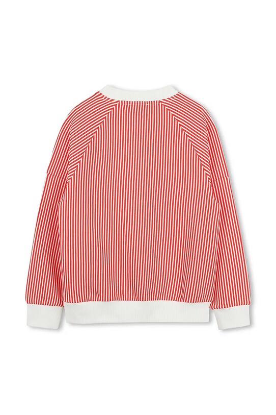 Παιδική βαμβακερή μπλούζα Kenzo Kids K61134.114.150 κόκκινο SS25