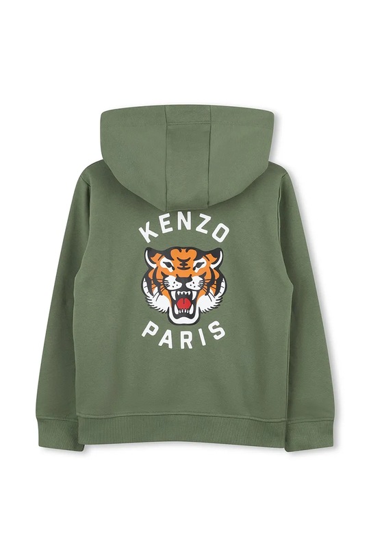 Kenzo Kids hanorac de bumbac pentru copii K61190.114.150 verde SS25