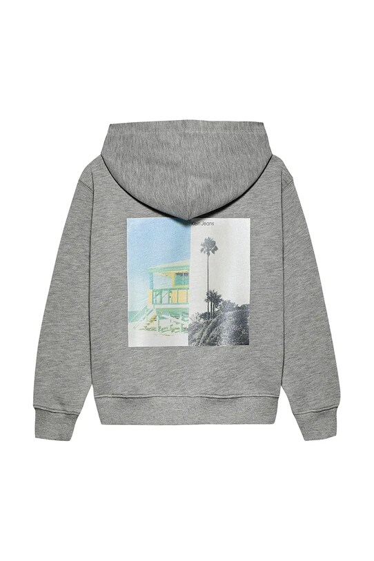 Fiú Calvin Klein Jeans gyerek melegítőfelső pamutból IB0IB02468.PPYA szürke