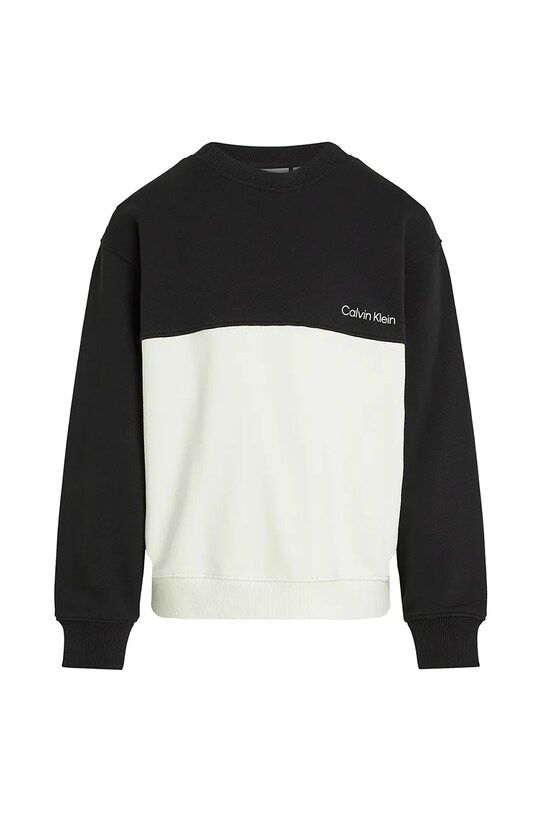 Detská bavlnená mikina Calvin Klein Jeans IB0IB02470.104.116.PPYA čierna SS25