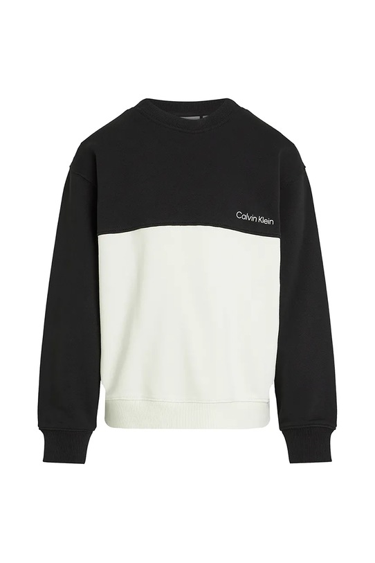 Детская хлопковая кофта Calvin Klein Jeans IB0IB02470.128.176.PPYA чёрный SS25