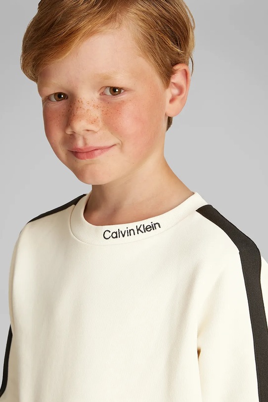 Detská mikina Calvin Klein Jeans IB0IB02471.PPYA béžová