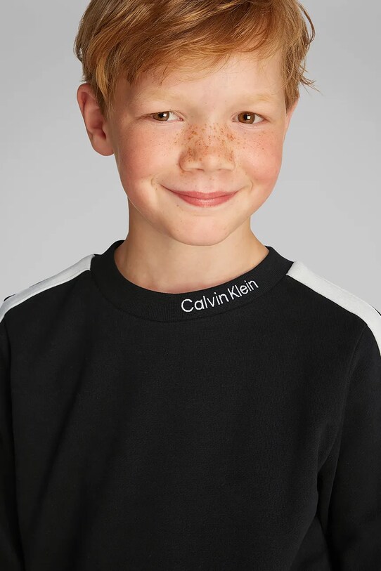 Calvin Klein Jeans bluza copii IB0IB02471.PPYA negru