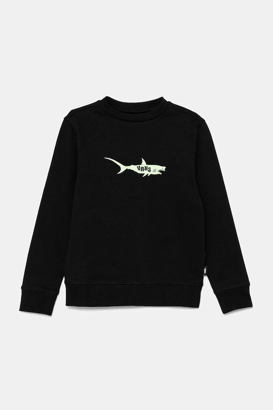 Vans gyerek melegítőfelső pamutból The Pack Crew pamut fekete VN000MMABLK1
