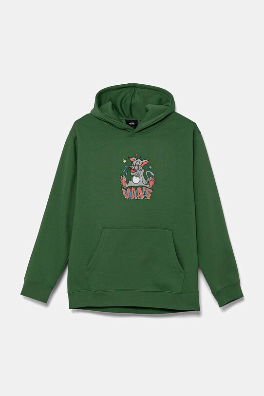 Vans gyerek felső Frizz Loose Pullover nyomtatásos zöld VN000MH6BR11