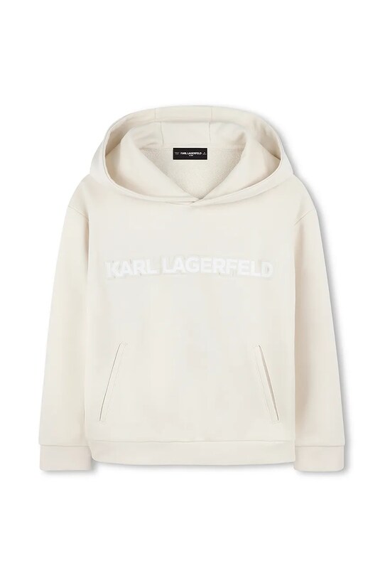 Dječja dukserica Karl Lagerfeld print bež Z30576.86.108