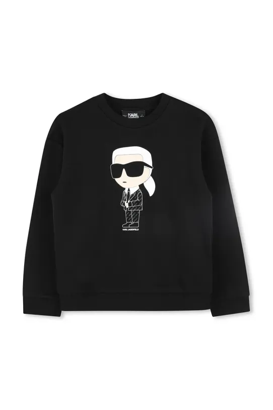 Dječja dukserica Karl Lagerfeld print crna Z30431.114.150