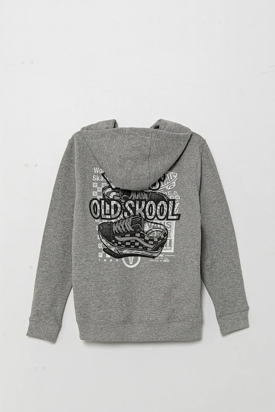 Vans bluză copii Old Skool FZ VN000MHT02F1 gri SS25