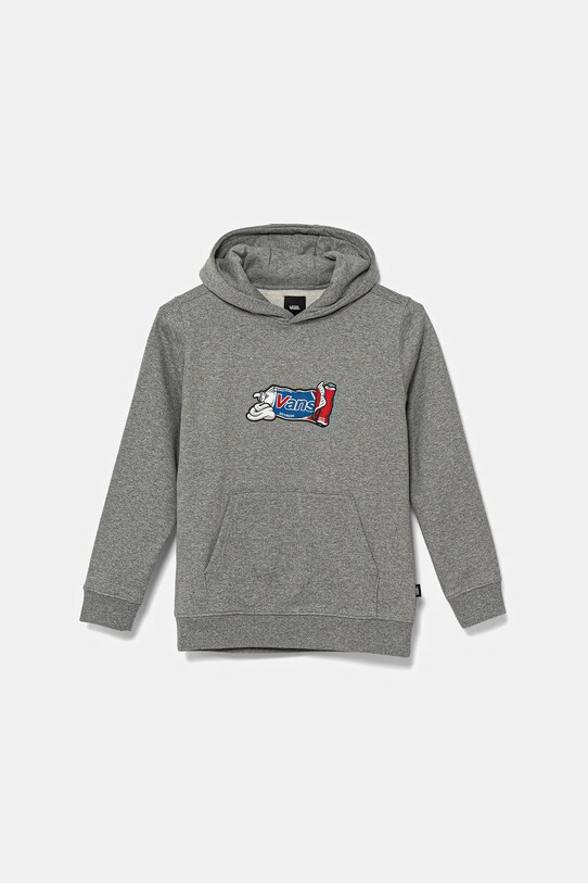Detská mikina Vans Fresh Pullover melanž sivá VN000MHF02F1