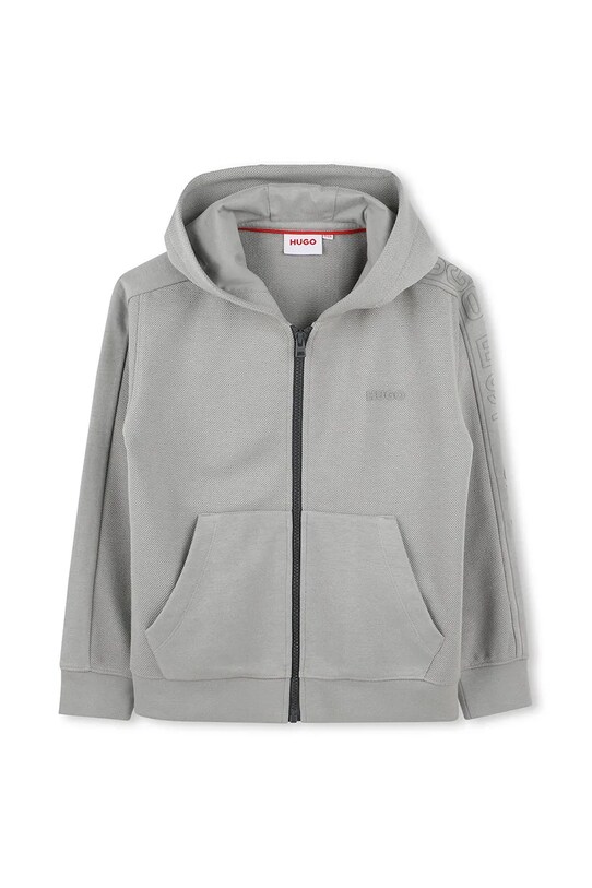 HUGO bluza copii G00360.114.150 gri SS25