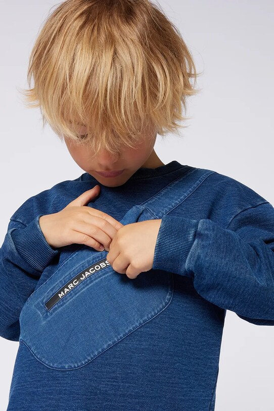 Marc Jacobs gyerek melegítőfelső pamutból kék W60432.114.150