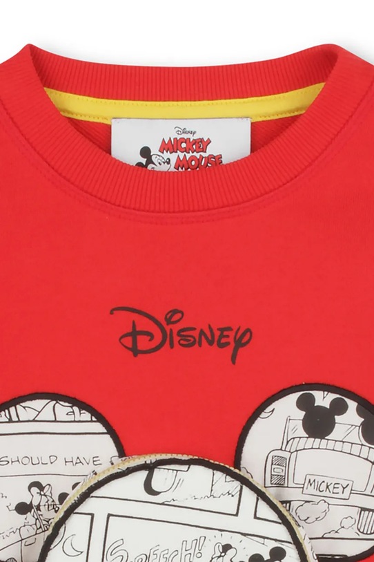 Dečki Otroški bombažen pulover Marc Jacobs W60549.114.150 rdeča