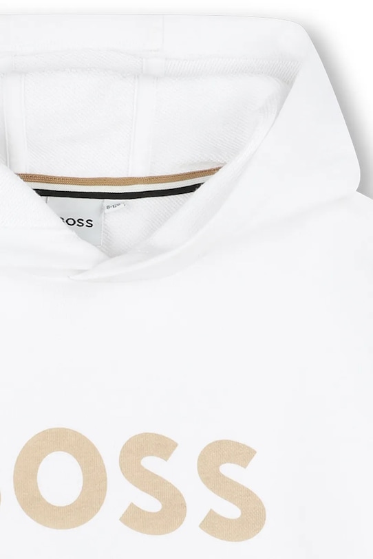 Chłopiec BOSS bluza dziecięca J52027.162.174 biały