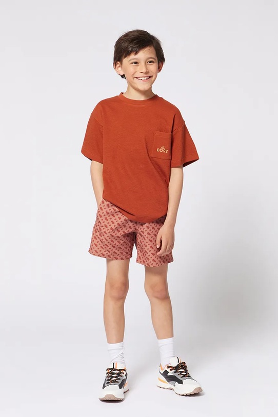 Дитяча бавовняна футболка BOSS J52029.114.150