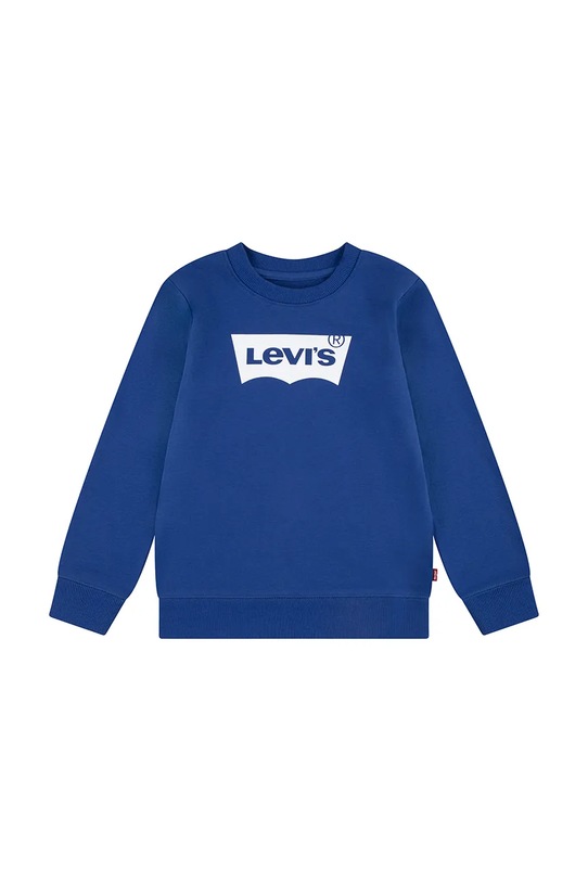 Dječja dukserica Levi's FRENCH TERRY BATWING bez kapuljače plava 9E9078