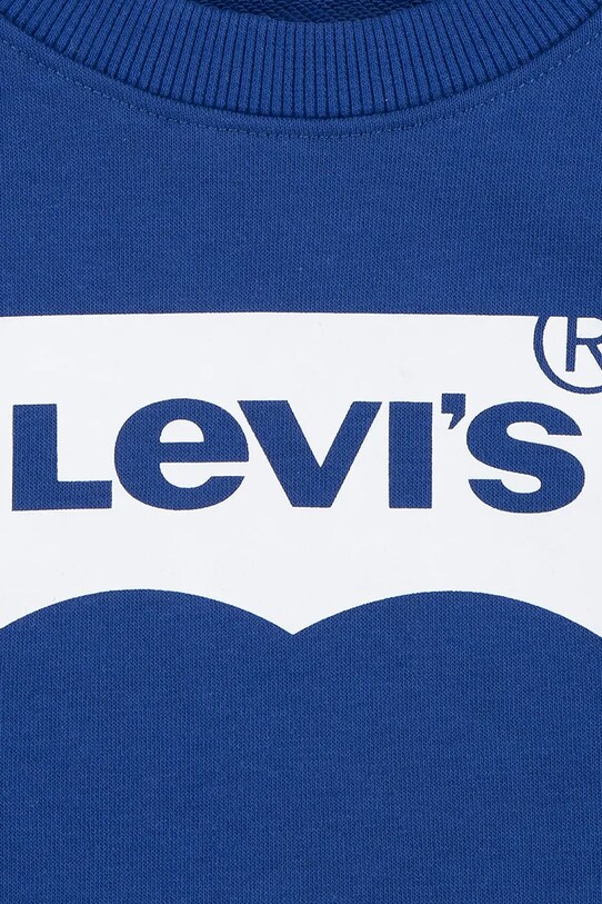 Băieți Levi's bluza copii FRENCH TERRY BATWING 9E9078 albastru