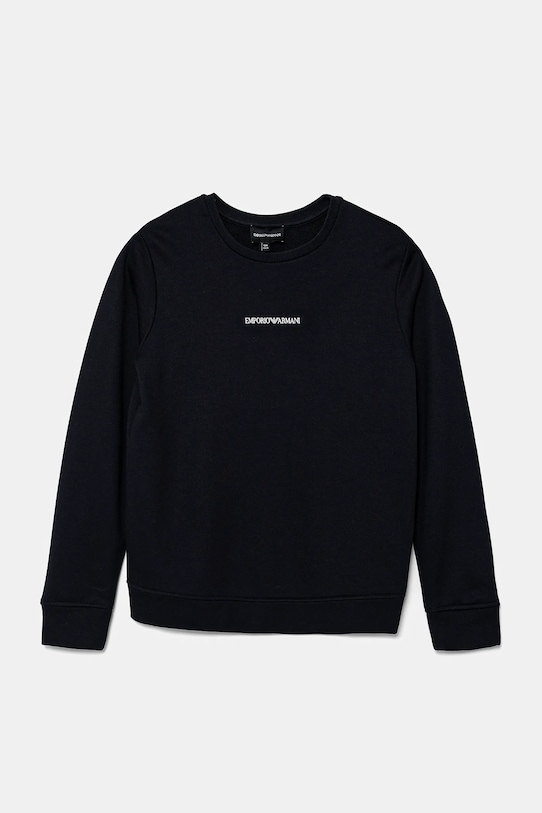 Dětská mikina Emporio Armani nášivka námořnická modř EB000302.AF14681