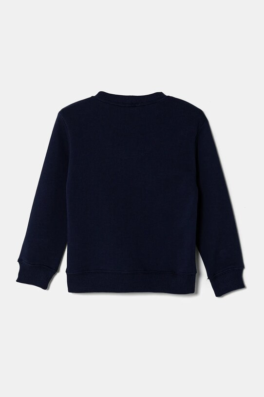 United Colors of Benetton hanorac de bumbac pentru copii 3J70G10HW.P.Seasonal bleumarin SS25