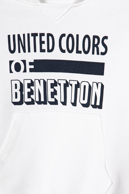 Мальчик Детская хлопковая кофта United Colors of Benetton 3J68G2011.P.Seasonal белый