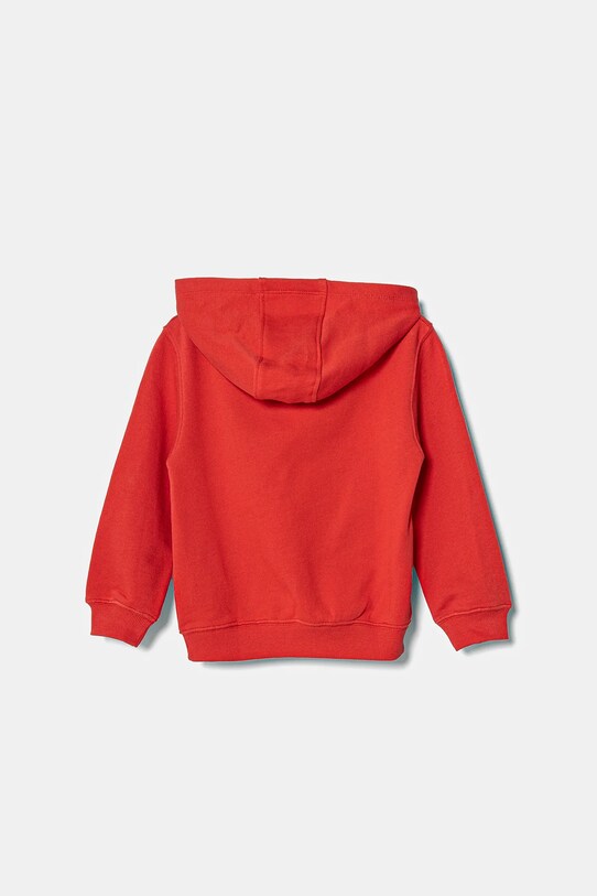 United Colors of Benetton gyerek melegítőfelső pamutból 3J68G2011.P.Seasonal piros SS25