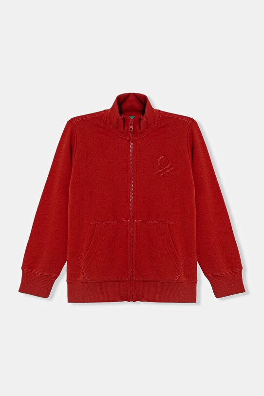 Дитяча бавовняна кофта United Colors of Benetton бавовна червоний 3J68C501B.G.Season.PPYA