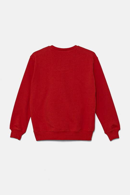 Детски памучен суичър United Colors of Benetton 3UNIC10O3.G.Seasonal червен SS25