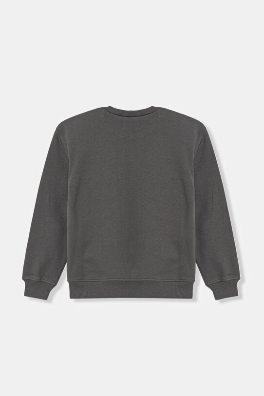 United Colors of Benetton hanorac de bumbac pentru copii 3UNIC10O3.G.Seasonal gri SS25