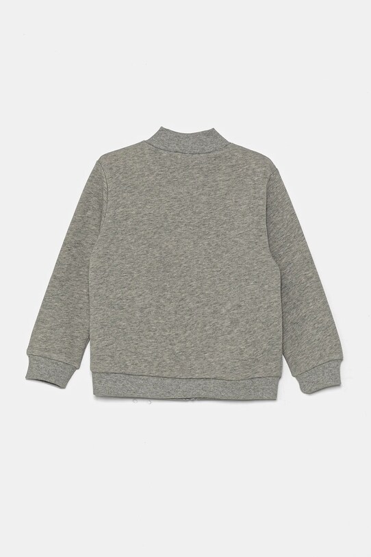United Colors of Benetton gyerek melegítőfelső pamutból 3J70G503M.P.Seasonal szürke SS25