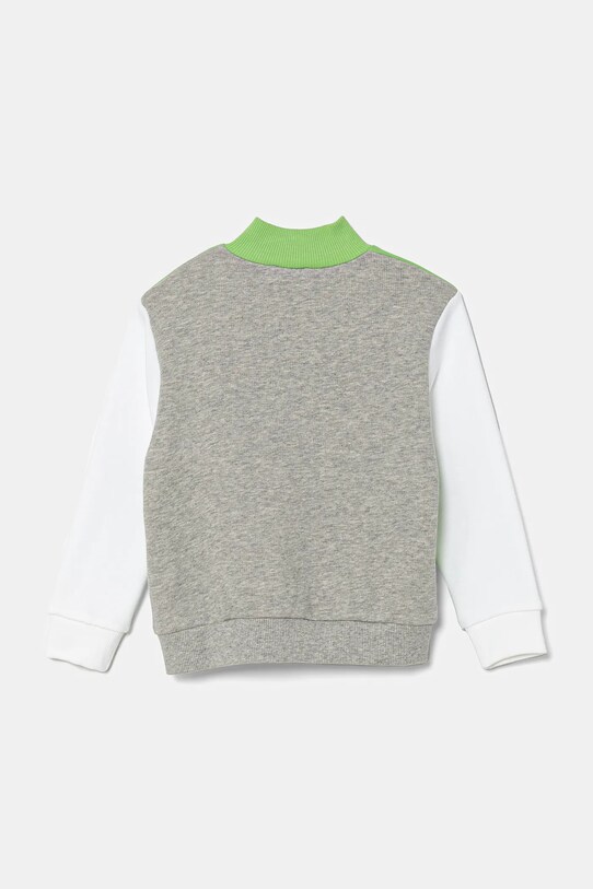 United Colors of Benetton bluza bawełniana dziecięca 3J70G503M.P.Seasonal zielony SS25