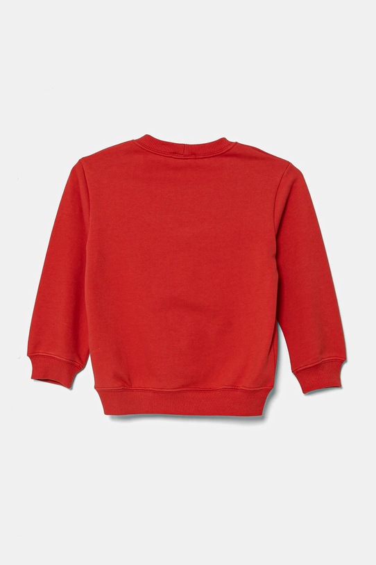 United Colors of Benetton hanorac de bumbac pentru copii 3UNIG10II.P.Seasonal rosu SS25