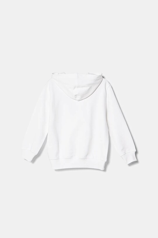 United Colors of Benetton hanorac de bumbac pentru copii 3UNIC204R.G.Seasonal alb SS25