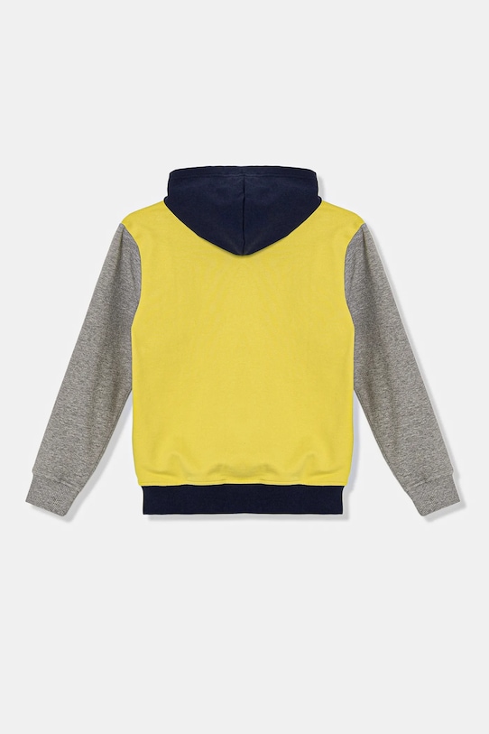 Băieți United Colors of Benetton hanorac de bumbac pentru copii 3UNIC204R.G.Seasonal galben