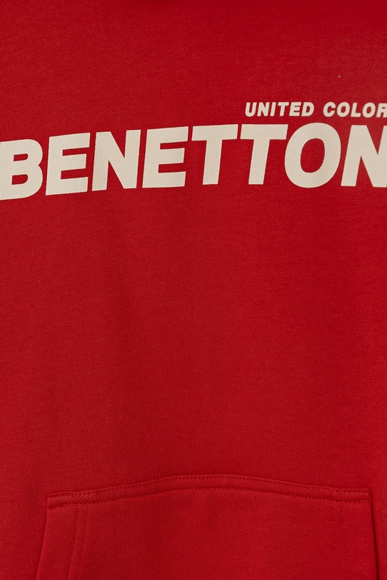 Момче Детски памучен суичър United Colors of Benetton 3UNIC204R.G.Seasonal червен