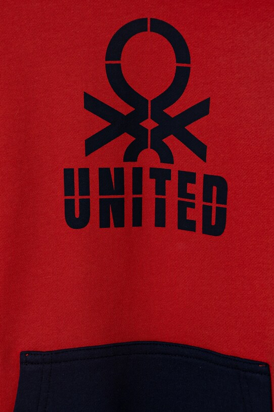 Мальчик Детская хлопковая кофта United Colors of Benetton 3UNIC204R.G.Seasonal мультиколор