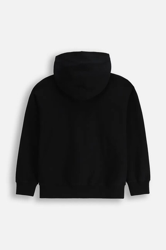 Dječja pamučna dukserica Coccodrillo WC5132401VBA crna SS25