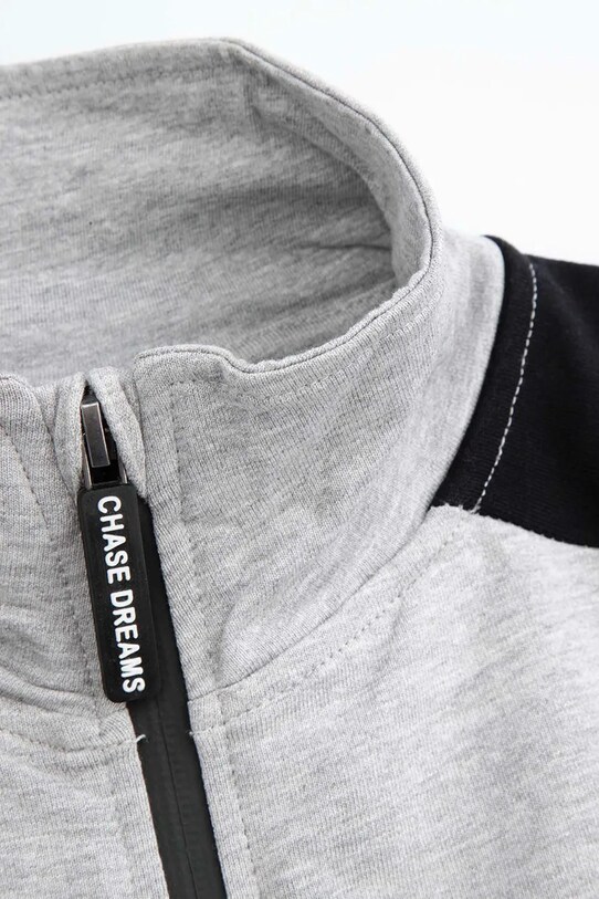 Αγορίστικα Παιδική βαμβακερή μπλούζα Coccodrillo WC5132201MBK γκρί