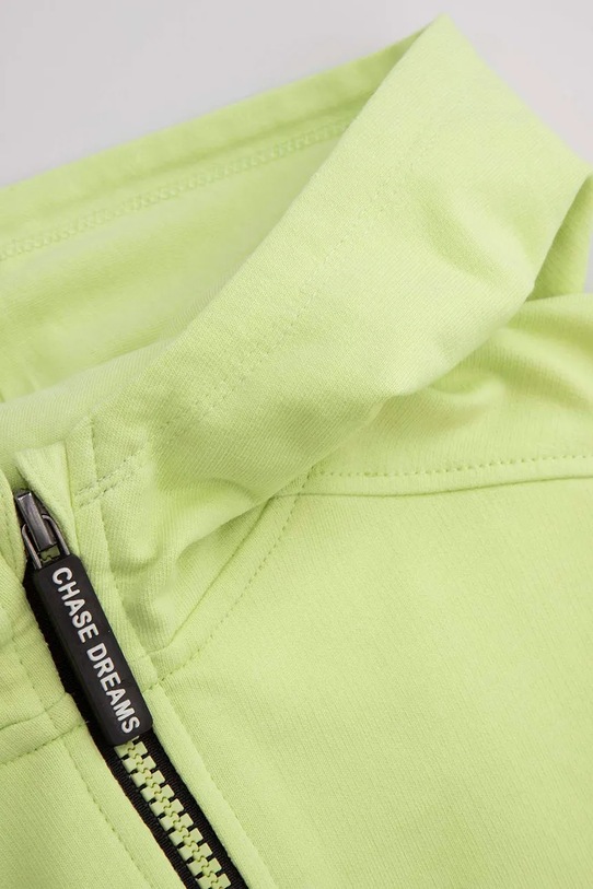 Дитяча бавовняна кофта Coccodrillo зелений WC5132401MBK