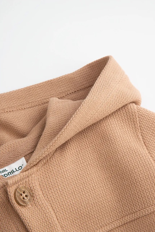 Băieți Coccodrillo hanorac de bumbac pentru bebelusi WC5132401MBN bej