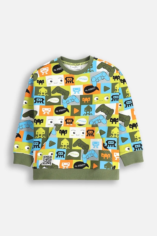 Coccodrillo gyerek melegítőfelső pamutból pamut többszínű WC5132101GBK