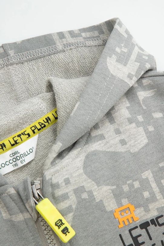 Παιδική μπλούζα Coccodrillo γκρί WC5132401GBK