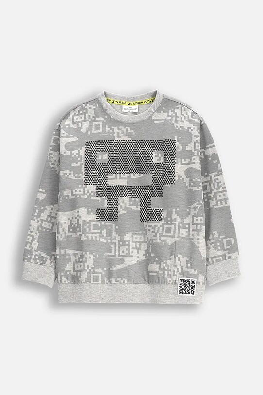 Coccodrillo bluză copii print gri WC5143101GBK