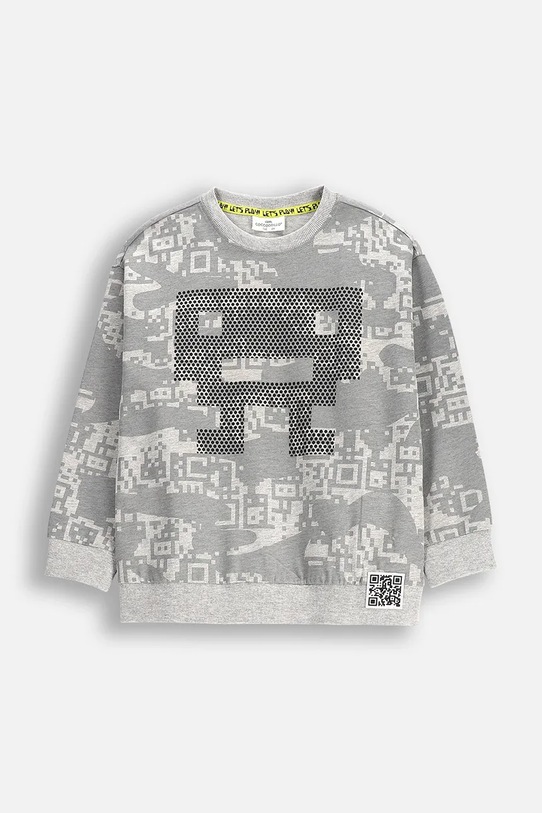 Coccodrillo bluza dziecięca wzorzyste szary WC5143101GBK