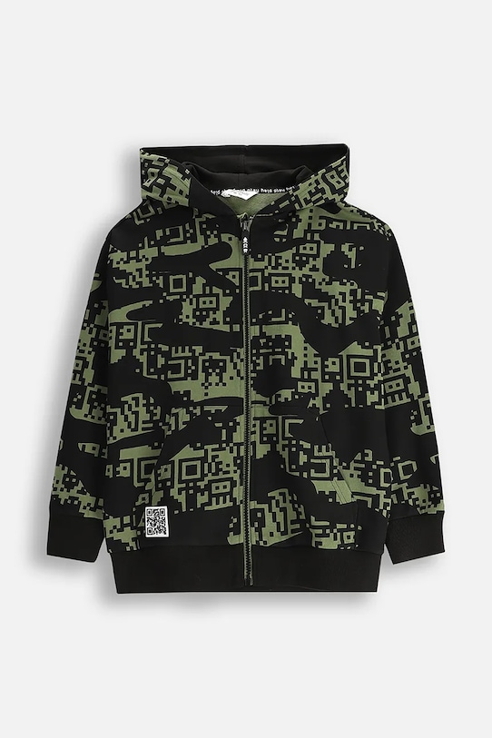 Dukserica Coccodrillo pamuk zelena WC5132401GBJ