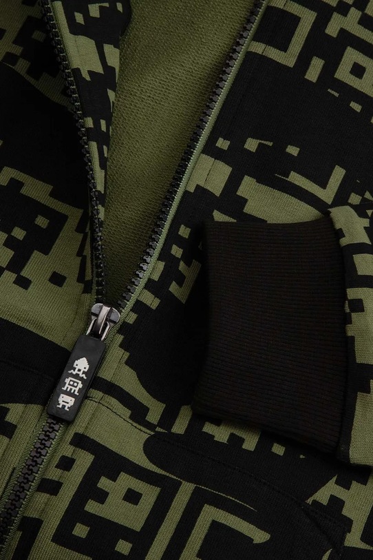 Dukserica Coccodrillo zelena WC5132401GBJ