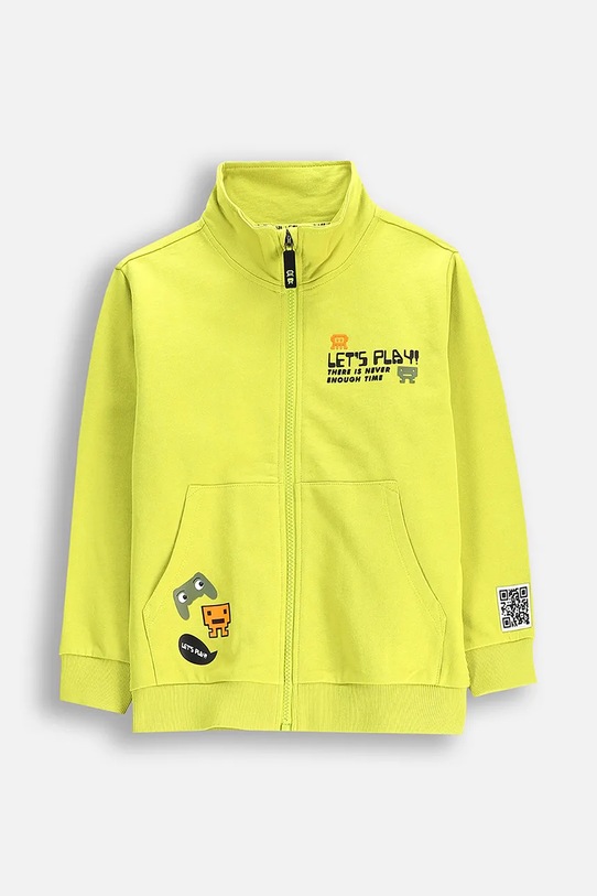 Dukserica Coccodrillo pamuk zelena WC5132201GBK