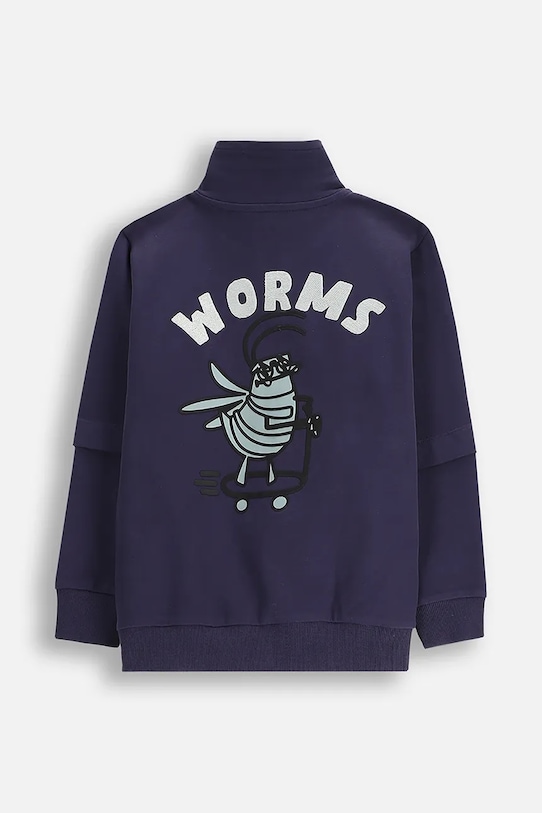 Chłopiec Coccodrillo bluza WC5132201SBK granatowy
