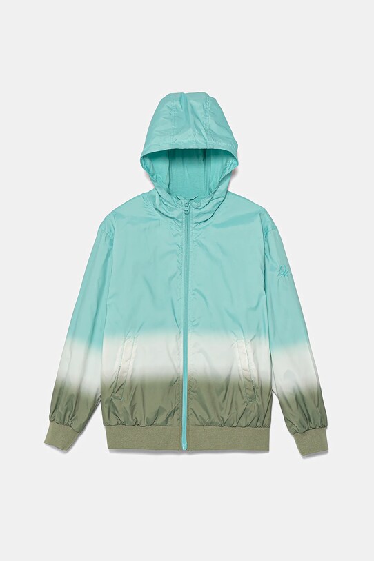 United Colors of Benetton geacă copii cu captuseala turcoaz 22YHCN06A.G.Seasonal